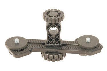 DSUB Double Strobe Umbrella bracket, (2) 1/4 20 screws and washers, Umbrella thumb screw