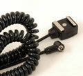 HSF-PC-16C Hot Shoe Female to PC 16 ft coiled cord