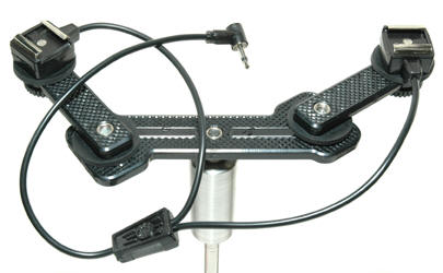 DSD-2-YHS Double Strobe Dolly, and "HS Y cord" , ("T mount) and 2 "Xtend Arm