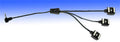 MY-3HSFM Y cord (3) Hot shoe female / Miniphone 1 1 1 ft