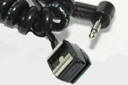 MHSF-2C Miniphone to Hot Shoe Female 2 ft coil