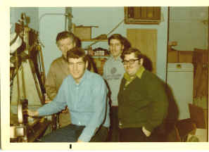 1965 Photo: Front left Gary Rosenkranz, Front right Harry Summer ( engineer ), Back Left Ralph Rosenkranz, Back right Marc Rosenkranz